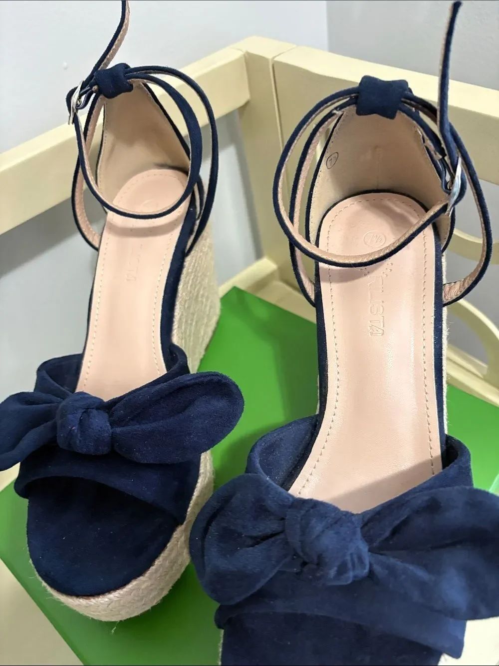 Rilista Wedge Sandals with Bow knot - Picture 8 of 11